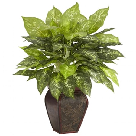 Dare2Decor Dieffenbachia with Decorative Vase Silk Plant DA416981